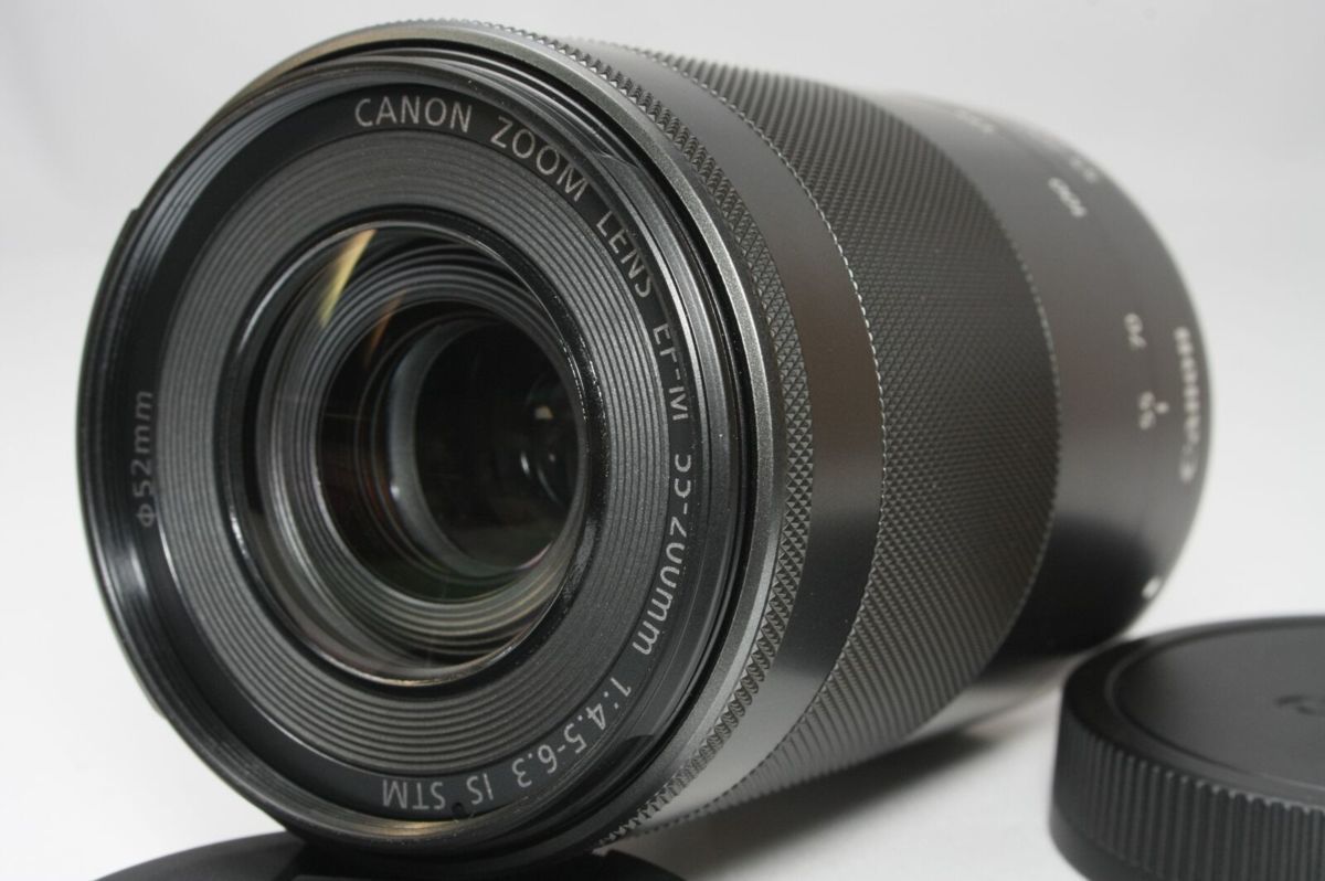 ☆極上品☆Canon キヤノン EF-M 55-200mm IS STM レンズ グラファイト 