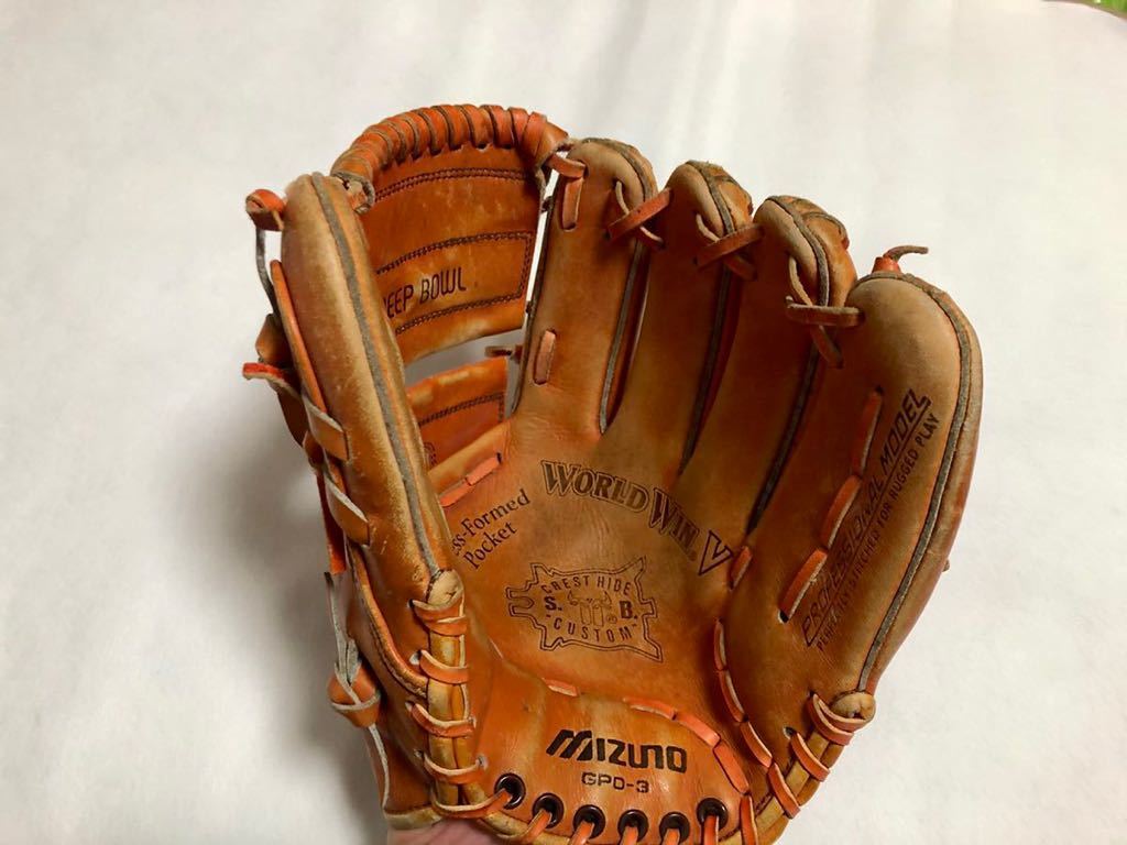美品 希少 MIZUNO Buw League 硬式用 左投げ オールラウンド 野球