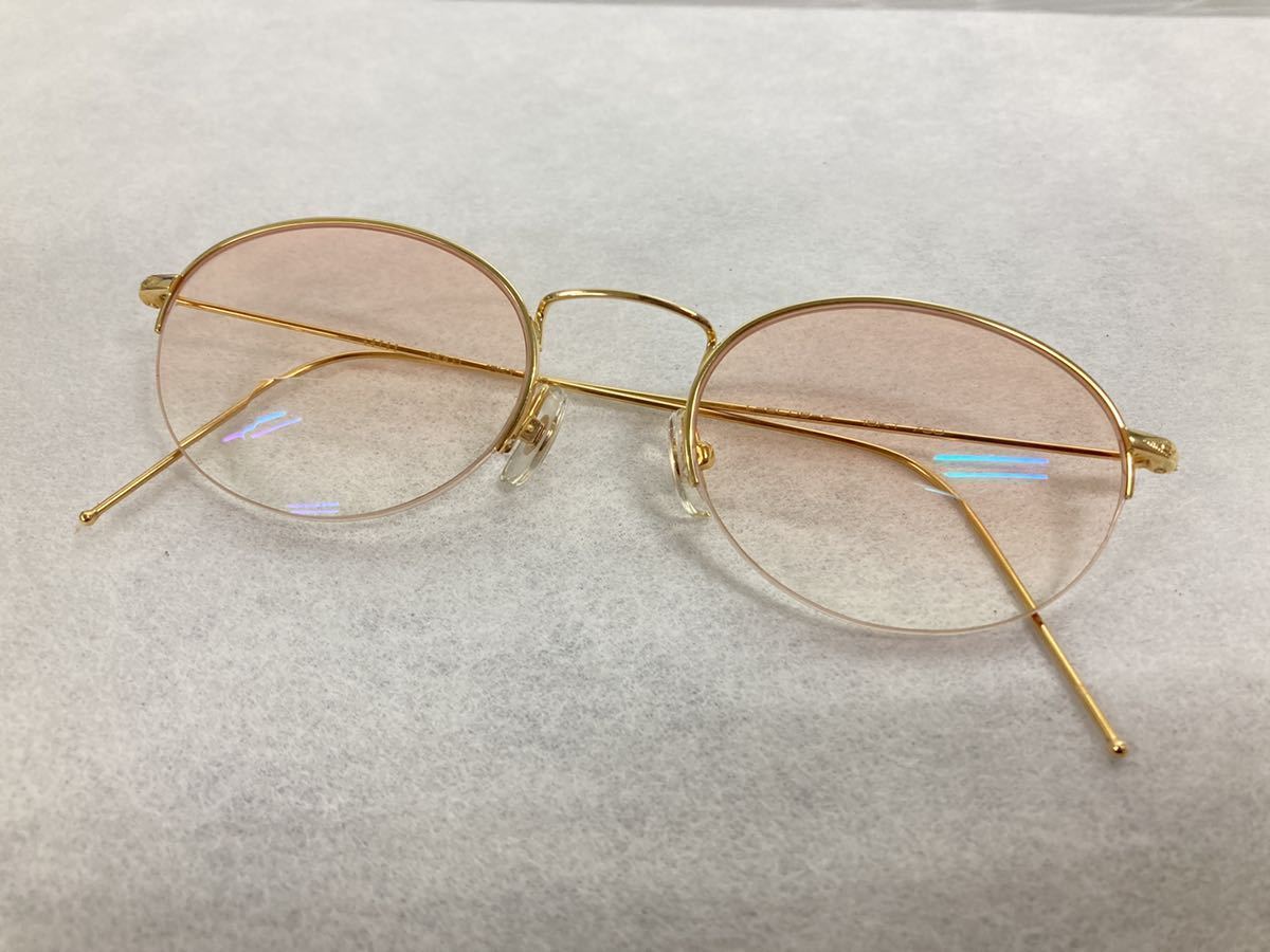 LOTOS/ロトス GOLD 18KT 750 眼鏡/メガネフレーム アイウェア 金無垢 