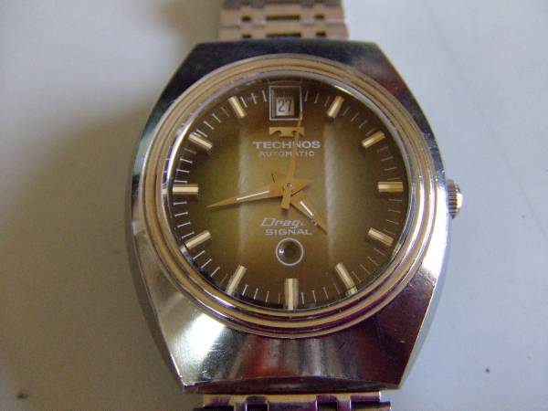 TECHNOS Dragon SIGNAL 自動巻き 腕時計 TECHNOS テクノス Dragon SIGNAL 自動巻 メンズ(テクノス)｜売買された