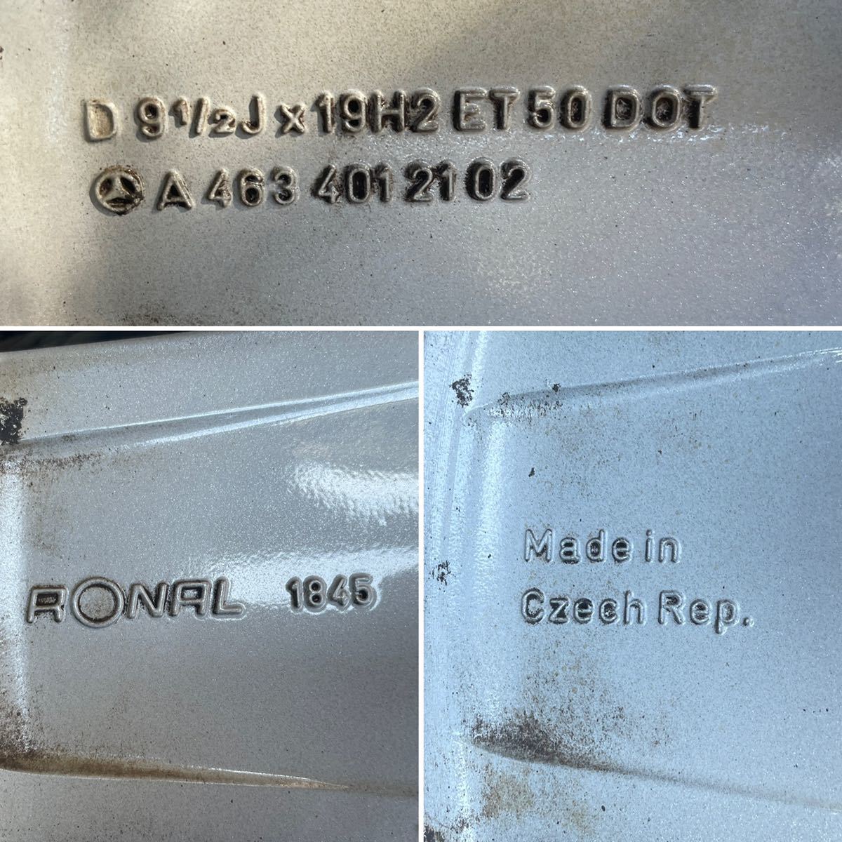 ベンツ W463 Gクラス AMG純正 19インチ ホイール＆タイヤ 4本セット 
