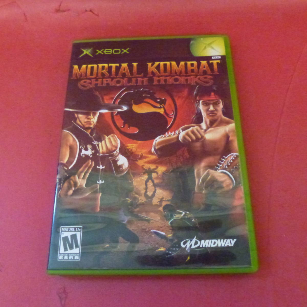 ｇ1-220805☆北米版 XBOX　MORTAL KOMBAT Shaolin Monks モータル コンバット シャオリン モンク