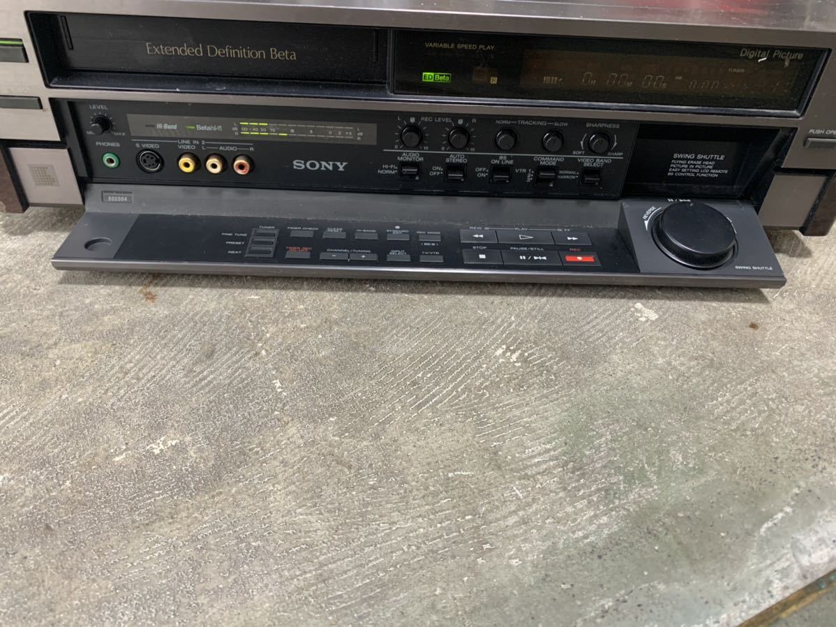 SONY EDV-8000 EDベータ ソニー ビデオデッキ - EDV8000 動作美品 映像