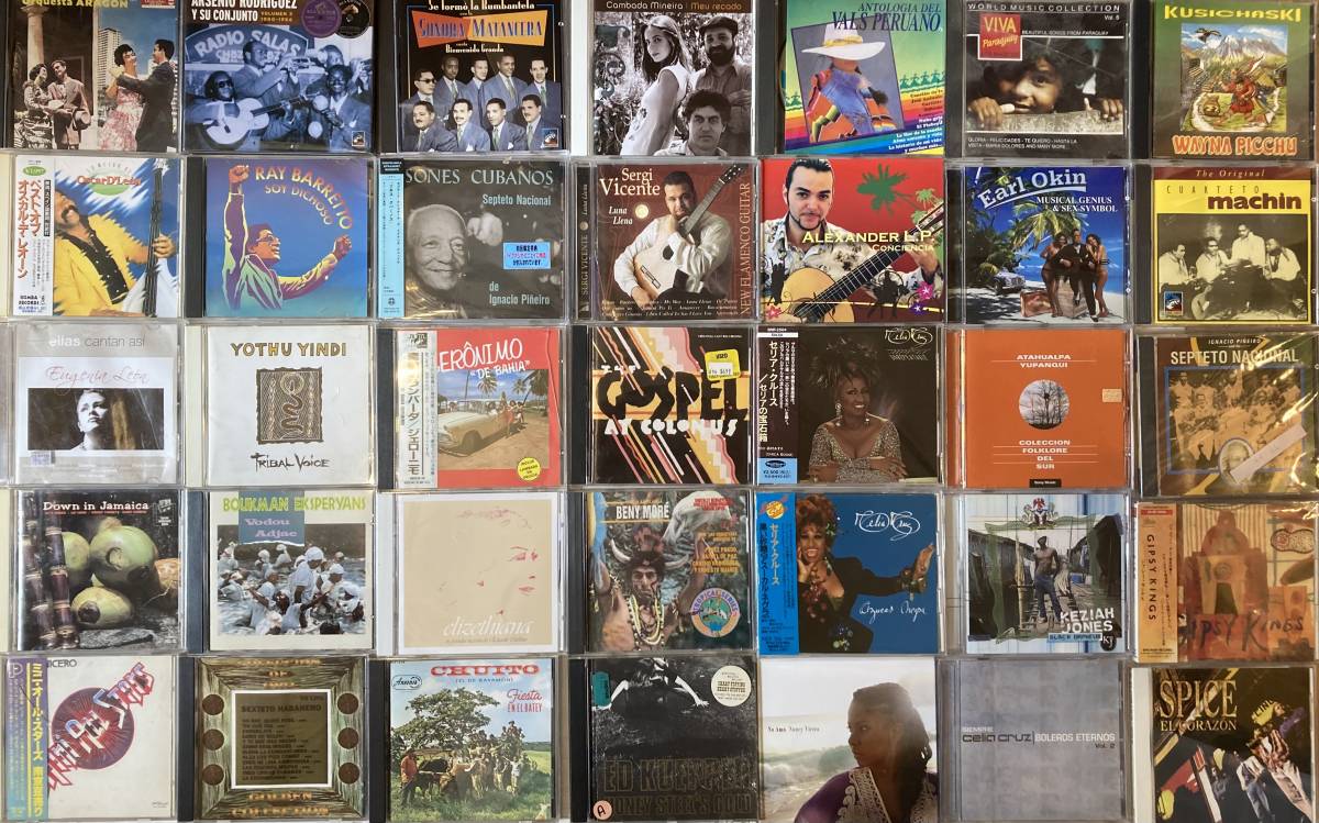 ブラジル・キューバ音楽 CDまとめ売り　沢山 □まとめて□ワールドミュージック CD合計85枚セット□ブラジル/ラテン