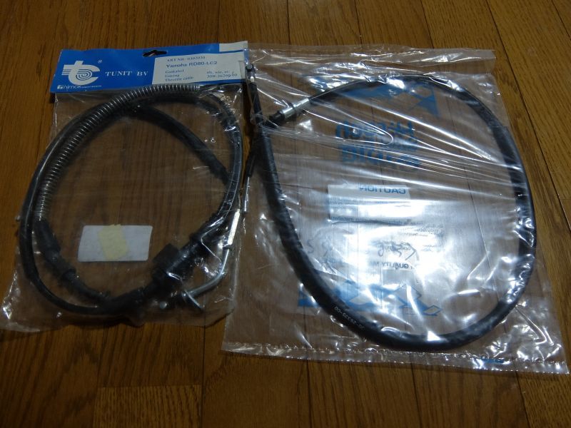 大得価，豊富な ラスイチ RZ50 5R2 1HK アクセルワイヤー クラッチワイヤー セット スロットル ワイヤー スロットルケーブル クラッチケーブル(ヤマハ用)｜売買されたオークション情報、yahooの商品情報をアー ヤマハ用