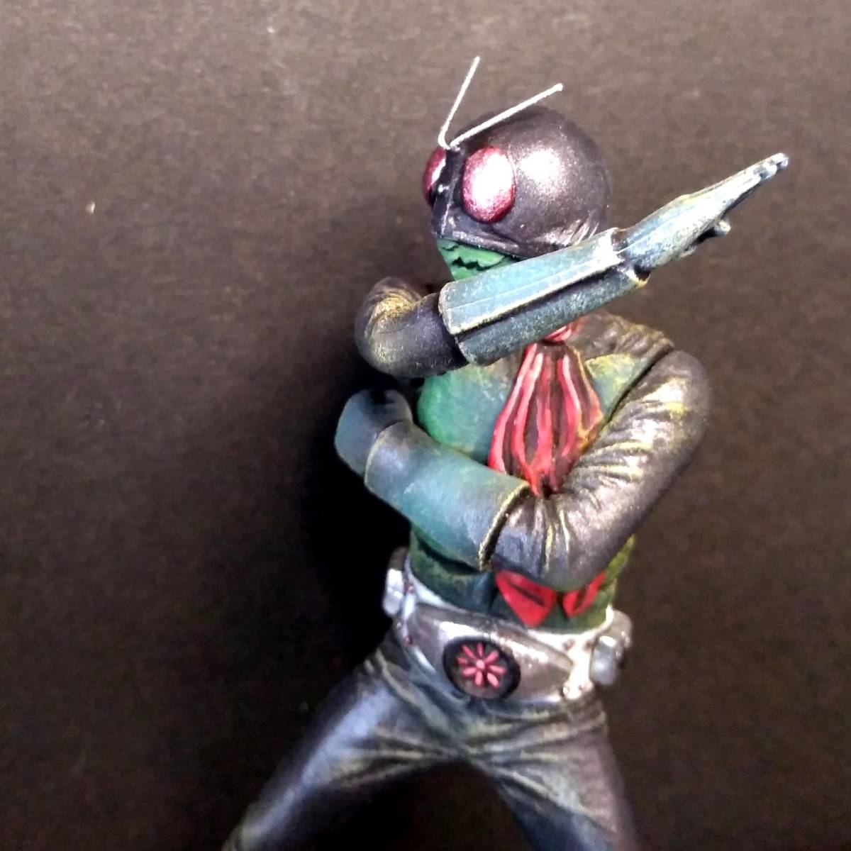 Yahoo!オークション - 仮面ライダー旧1号（アンテナ改造真鍮線 