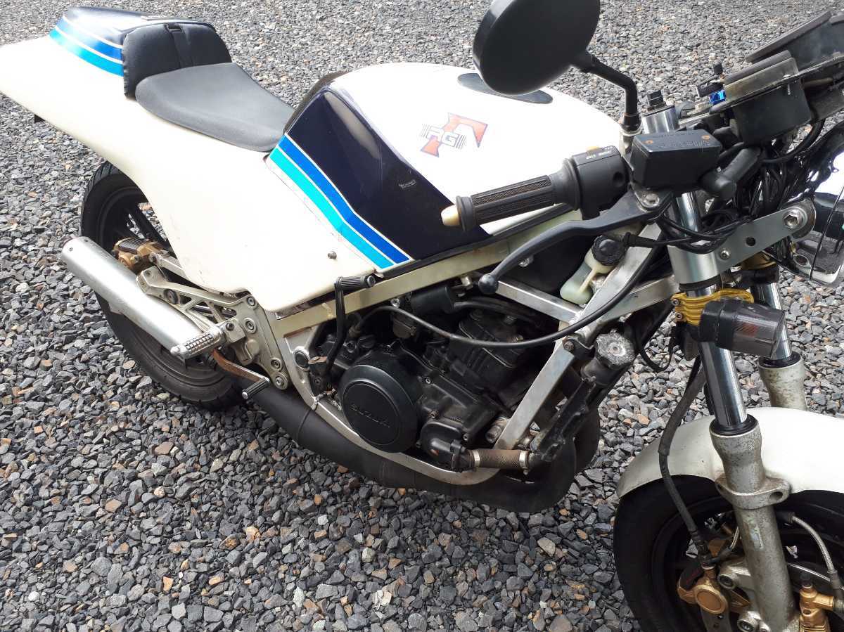 栃木県 自賠付 RG250Γ 実働 書付 希少 セレクトカウル GJ21A ガンマ