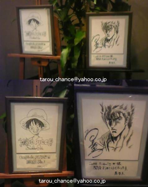 尾田栄一郎先生 直筆サイン色紙 ワンピース ルフィ 本物 サイン 直筆画 売買されたオークション情報 Yahooの商品情報をアーカイブ公開 オークファン Aucfan Com