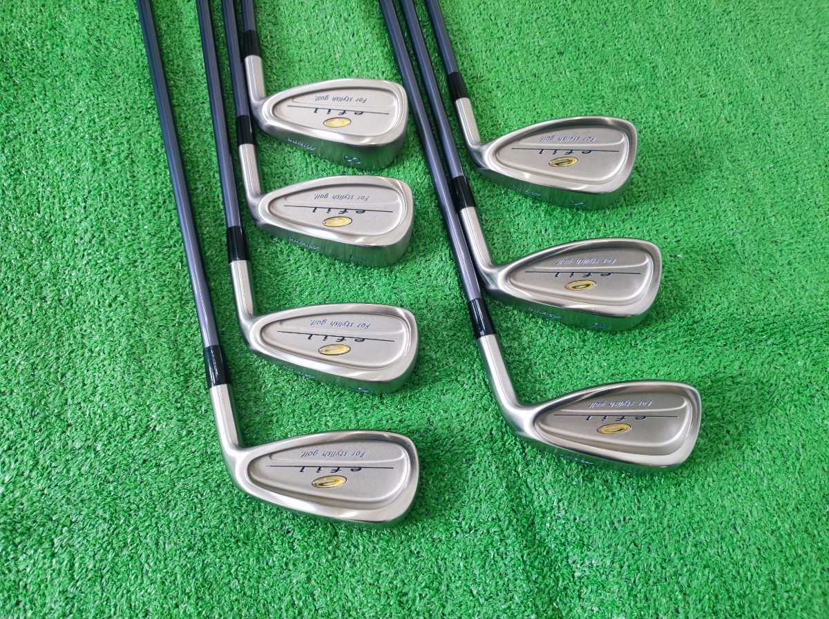☆中古美品/レディース7本/フレックスL/Mizuno efil ミズノ レディース 
