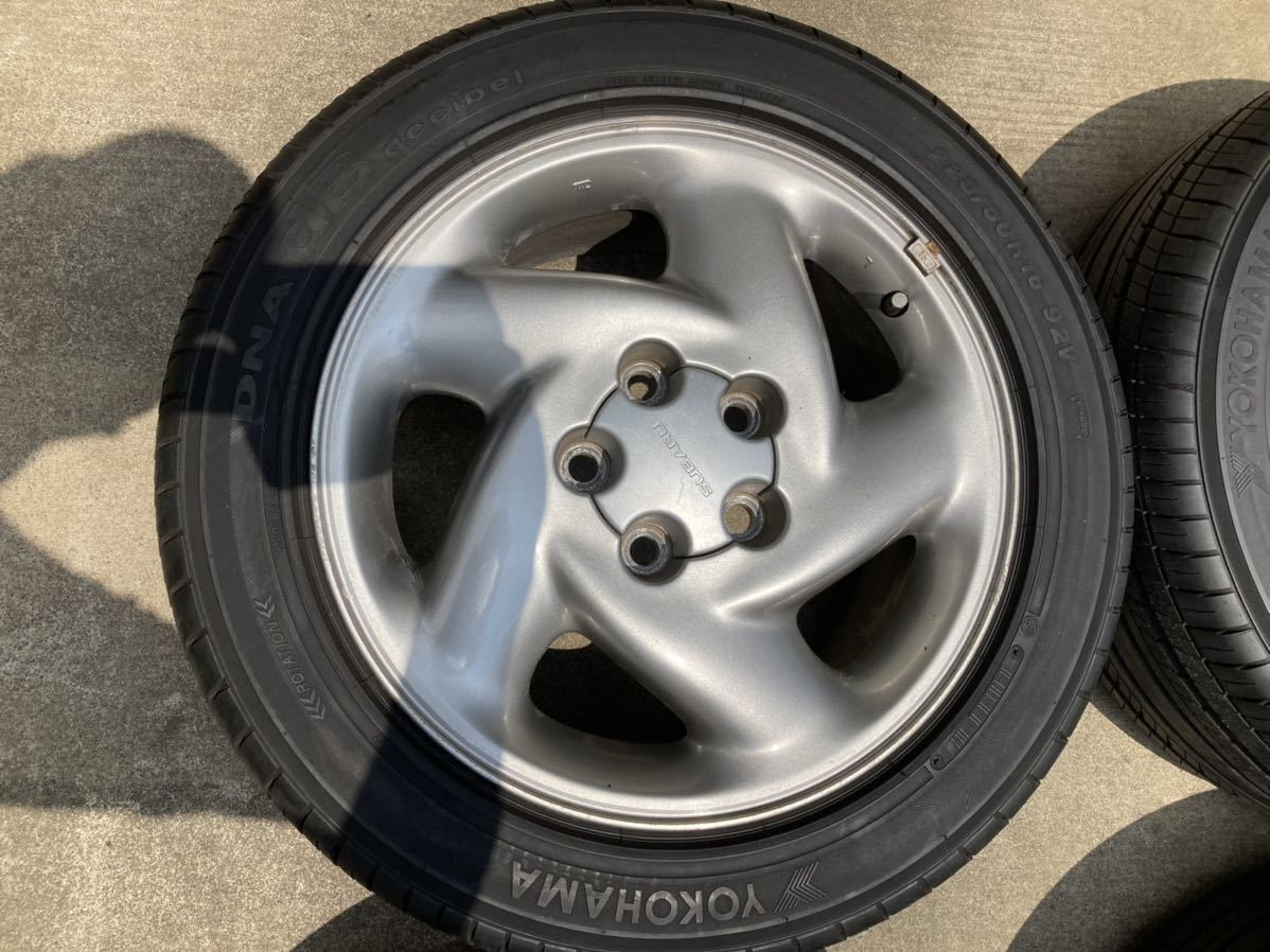スバル アルシオーネ SVX 純正 アルミ ホイール 16インチ 7.5J イン