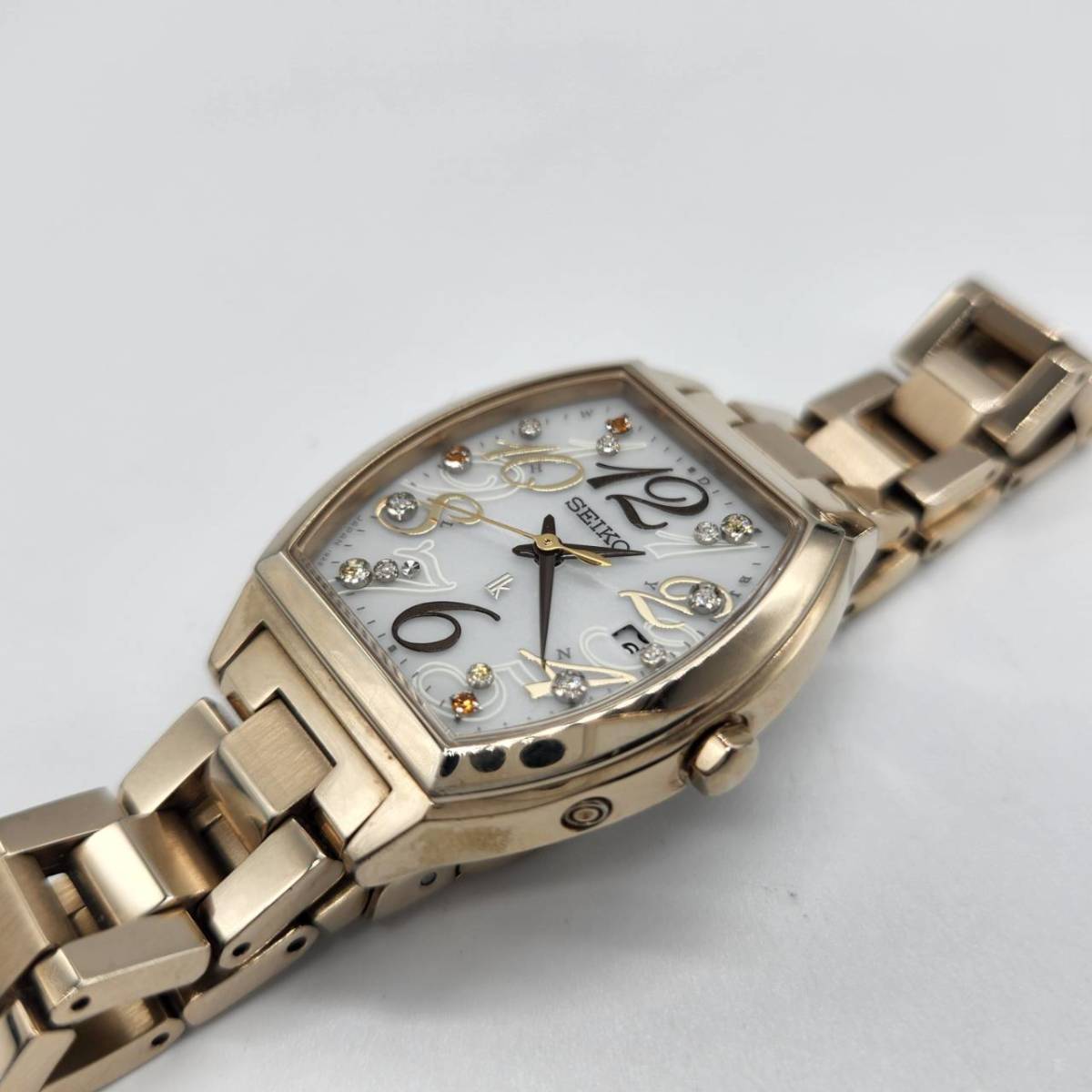 T☆稼働品☆【SEIKO LUKIA セイコー ルキア】1B22-0BB0 電波ソーラー