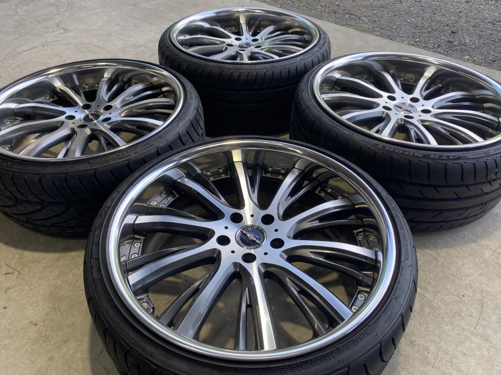 4本 ☆ 共豊 AME シャレン XK-87 8.5J +28 9.5J +38 5-114.3 深リム 