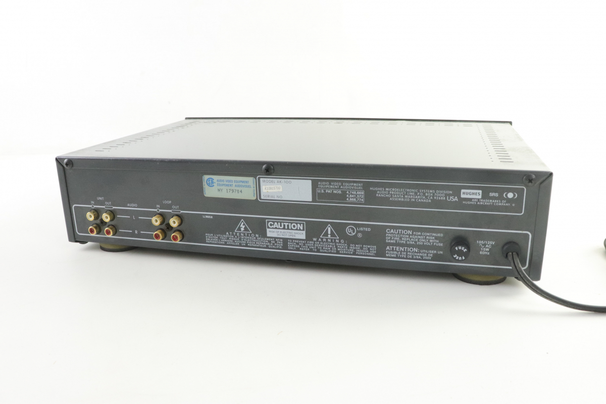 動作品】 希少 HUGHES AK-100 SOUND RETRIEBAL SYSTEM 自然音場 