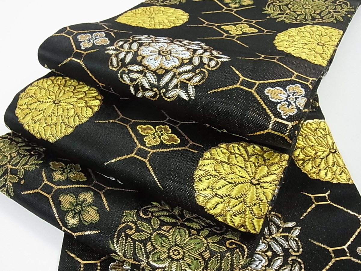 格安，新作登場 花美人着物 両面半幅帯 唐織 蜀江花文 金糸 逸品 az0728(仕立て上がり)｜売買されたオークション情報、yahooの商品情報をアーカイブ公開 - オークファン 仕立て上がり
