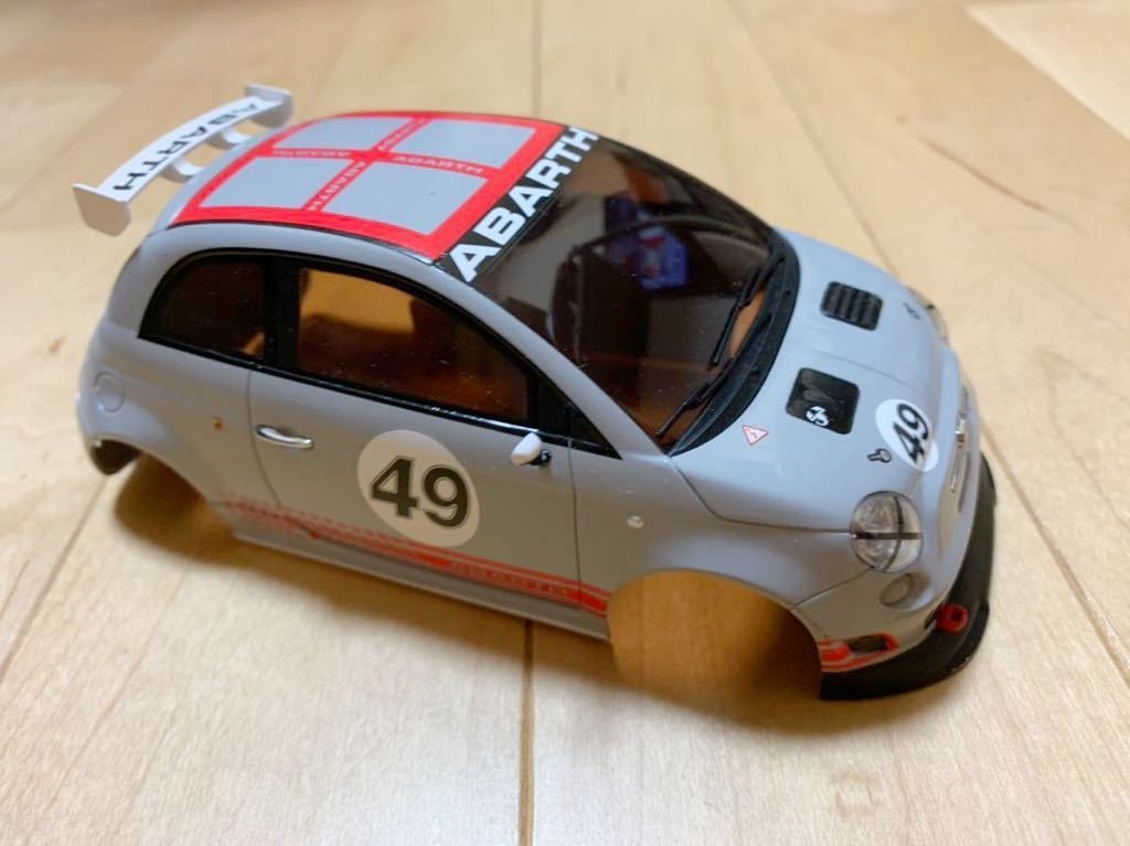  京商 ミニッツ ASC ABARTH アバルト695 アセットコルセ グレー ボディー(ボディ)｜売買されたオークション情報、yahooの商品情報をアーカイブ公開 - オークファン ボディ