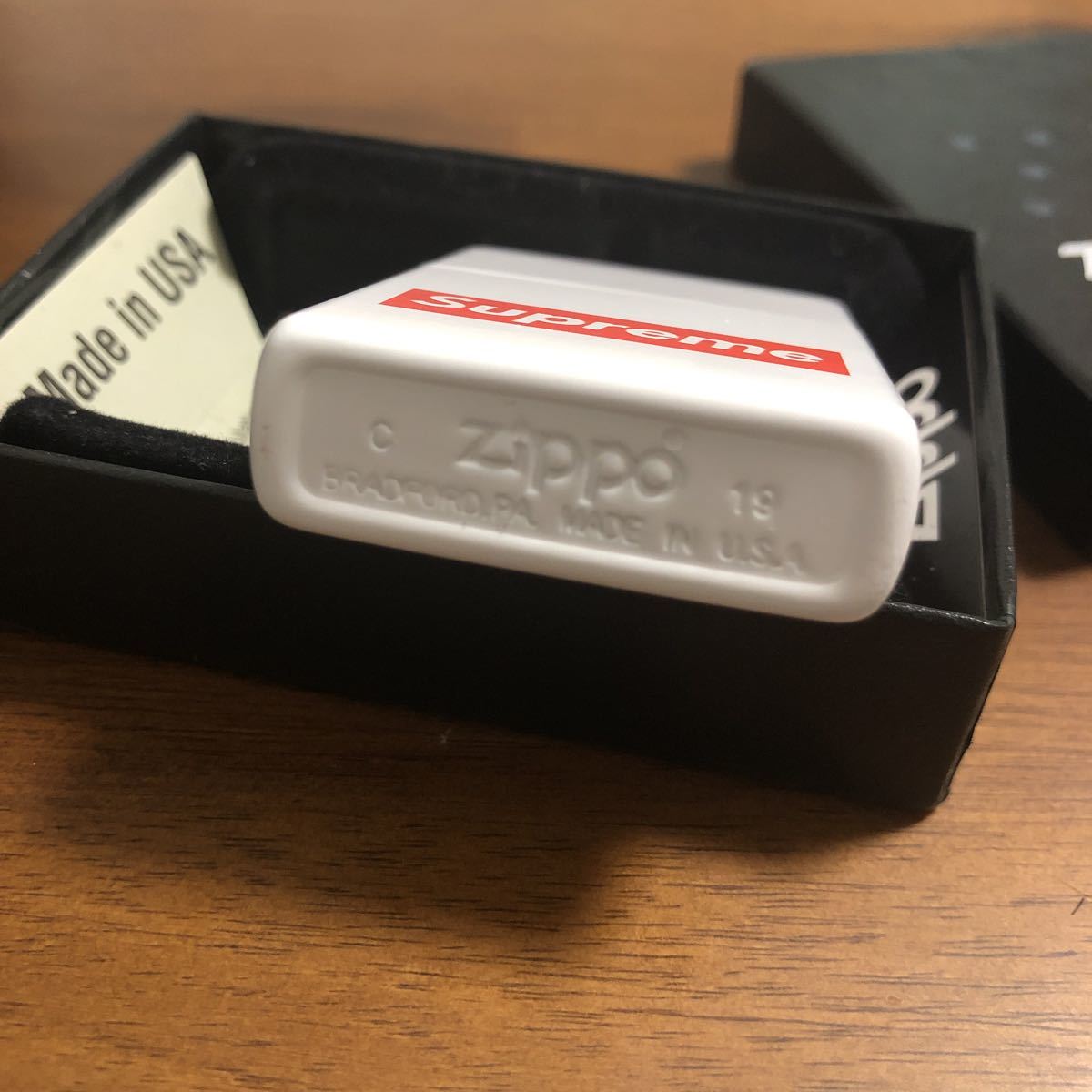 希少 Supreme 12AW Box Logo Zippo Lighter シュプリーム ジッポー