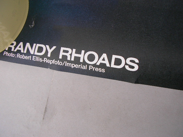 ☆RANDY RHOADS ランディ・ローズ ポスター A1サイズ(ミュージシャン