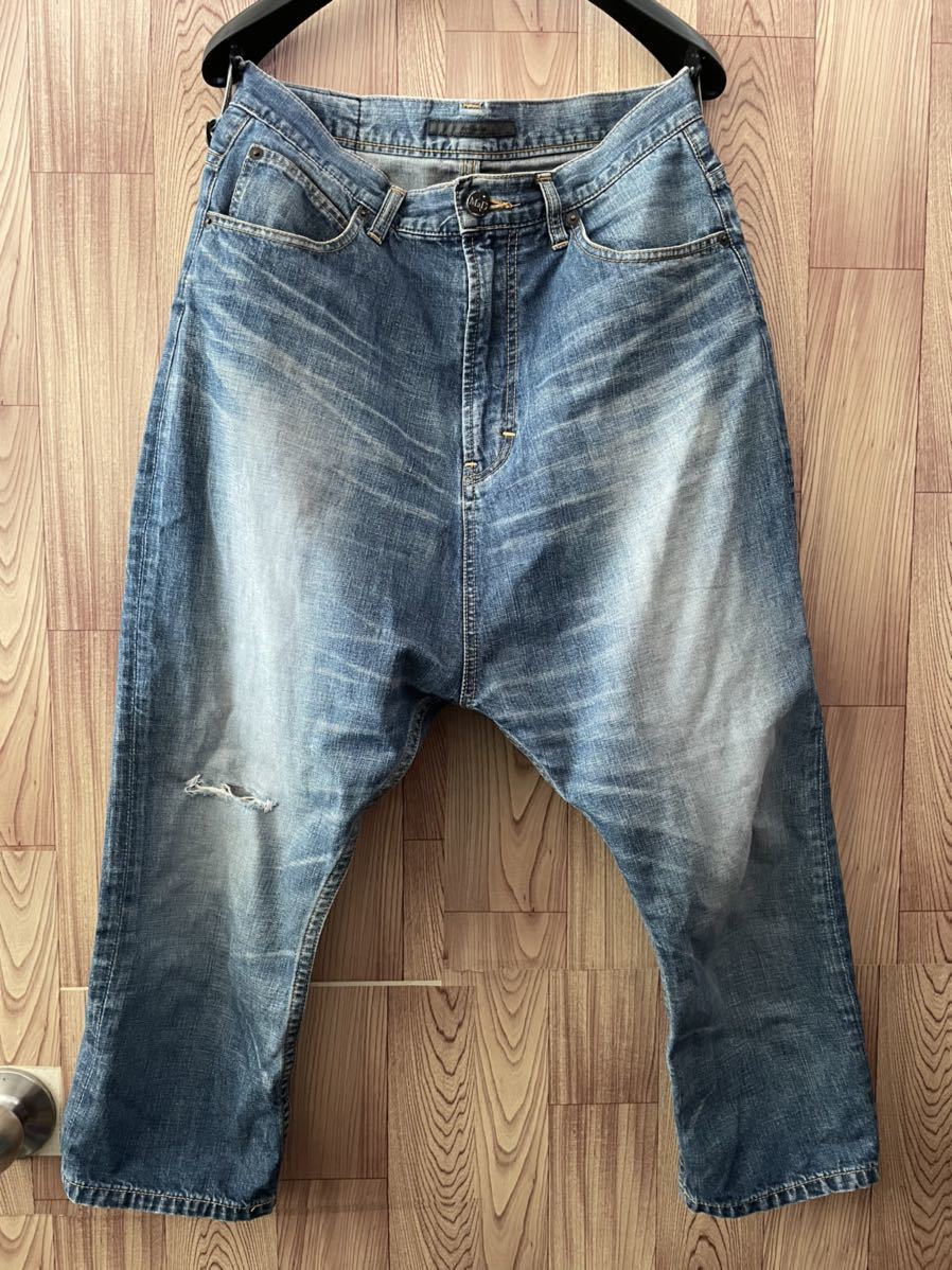 即決 moonage devilment ムーンエイジデビルメント サルエルクロップド 