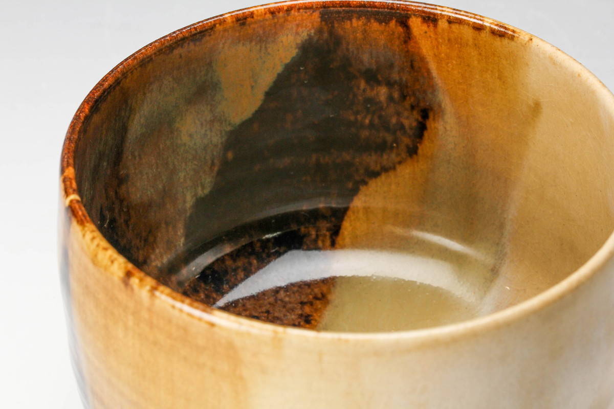 十三代 高取八仙 高取掛分茶碗 茶道具 本物保証 高取焼 抹茶 13