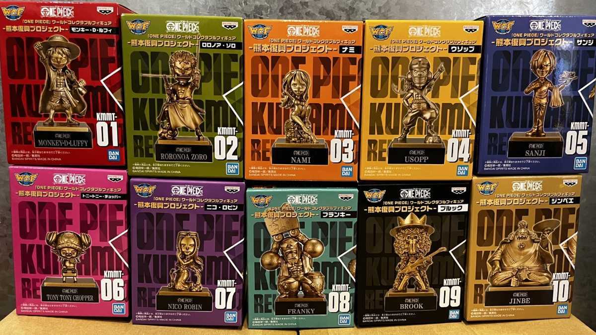 ワンピース ワールドコレクタブルフィギュア 熊本復興 10種 ルフィ 