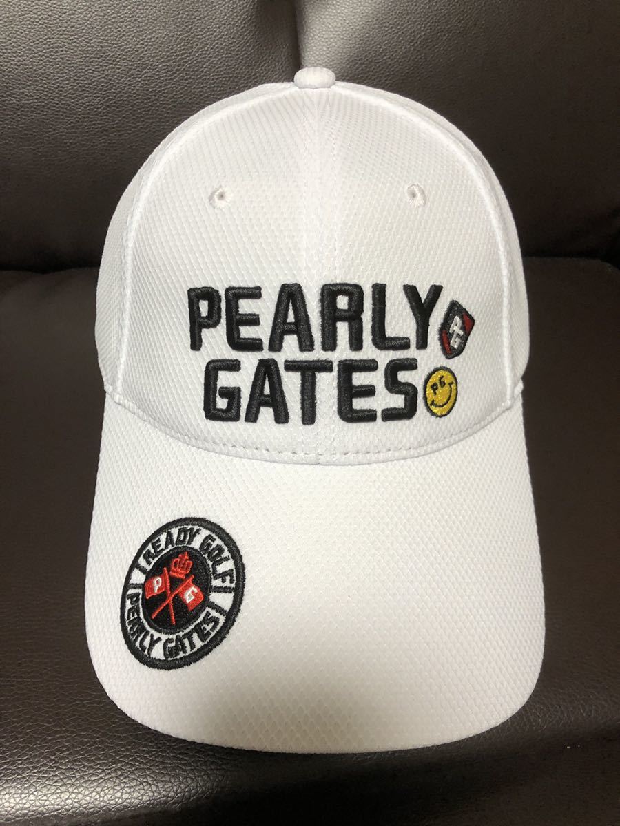 PEARLY GATES メッシュキャップ ホワイト 【公式通販】