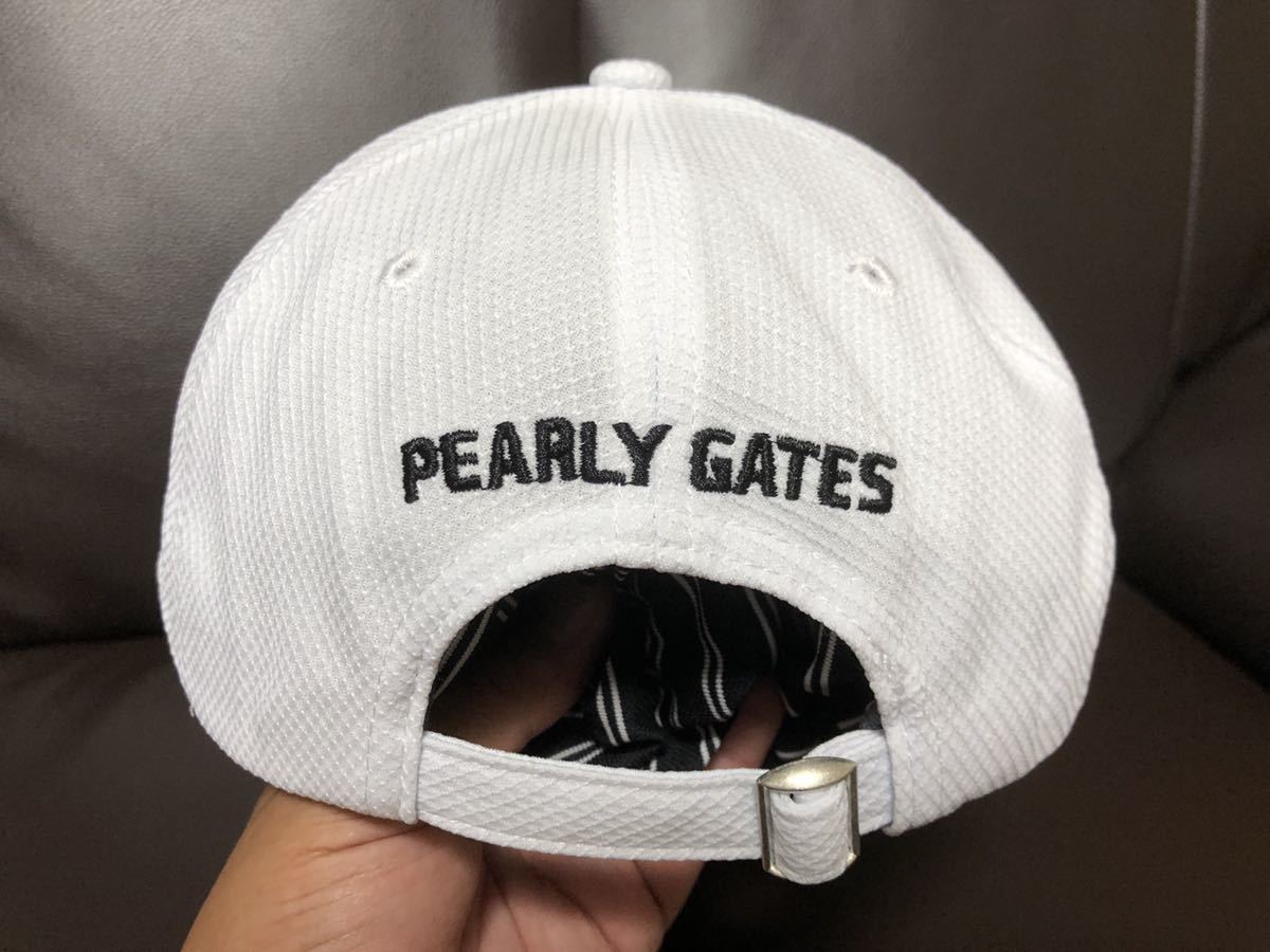 PEARLY GATES メッシュキャップ ホワイト 【公式通販】