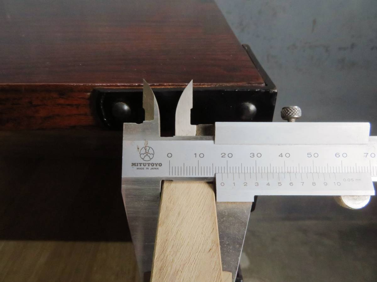 美品 綺麗な木目 三方 欅 無垢 川連漆器 がんこ箪笥 波千鳥金具 拭き漆