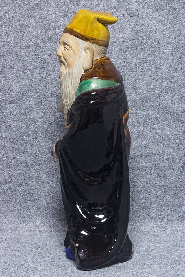 送料無料｜現状販売｜個人保管品｜九谷焼｜八幡窯｜寿老人｜陶人形