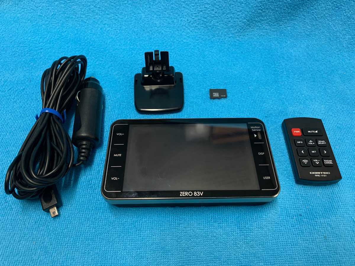 コムテック　ZERO 83V レーダー探知機本体 コムテック ZERO シリーズ GPSレーダー探知機 ZERO83V 大画面！最新