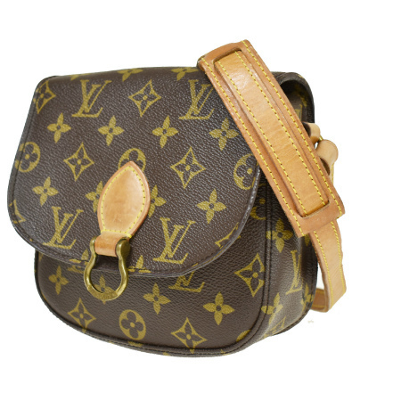 【中古】 ルイヴィトン LOUIS VUITTON ミニ サンクルー ショルダーバッグ ポシェット モノグラム レザー M51244 83AC690