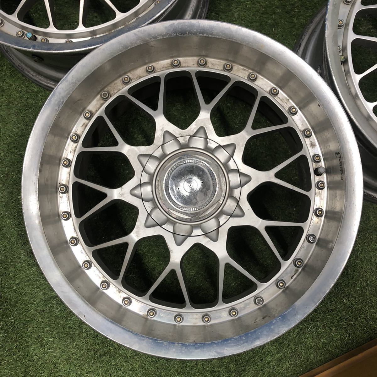 60450812】☆中古ジャンク品☆深リム RAYS VR GR EV-3 17インチ 17×9.0 