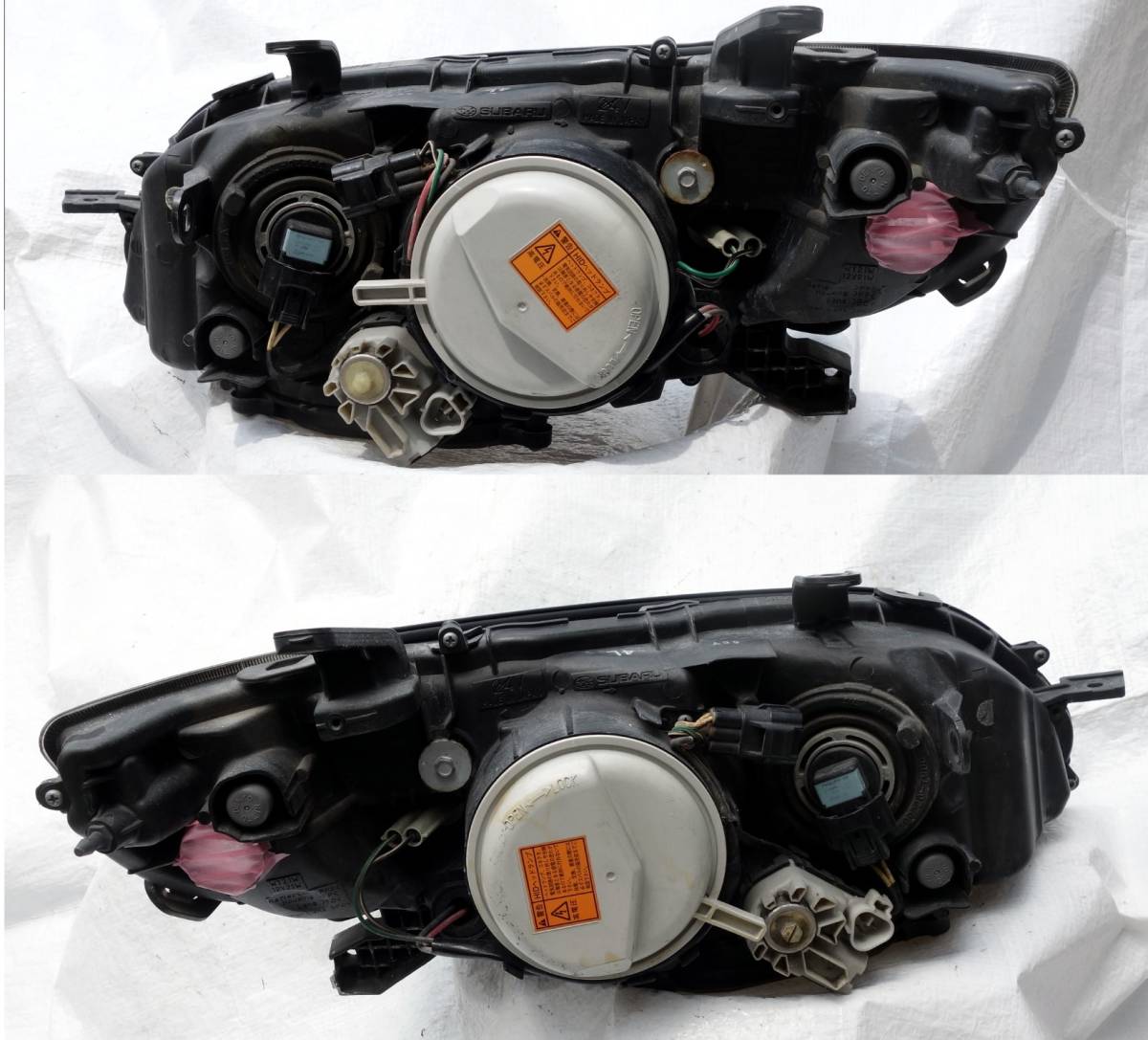 スバル レガシィ BP5 BL5 BP9 BL9 後期 ブルーメッキ 純正 HID ヘッド 