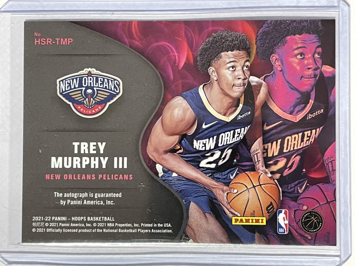 Trey Murphy lll NBA Hoops Hot Signature Rookies Holo サインカード 