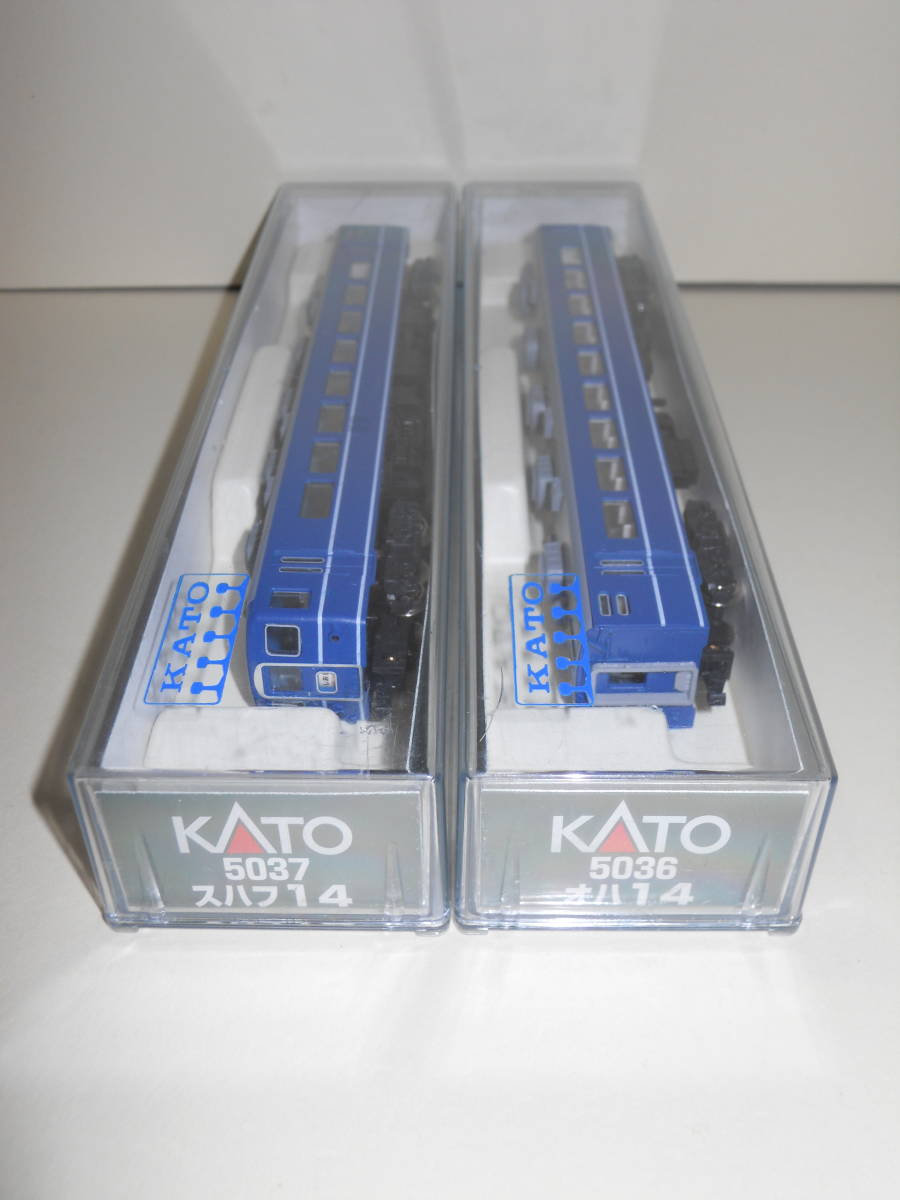 【定番，人気セール】 KATO 14系客車 5036 オハ14 + 5037 スハフ14 2両セット 品(客車)｜売買されたオークション情報、yahooの商品情報をアーカイブ公開 - オークファン 客車