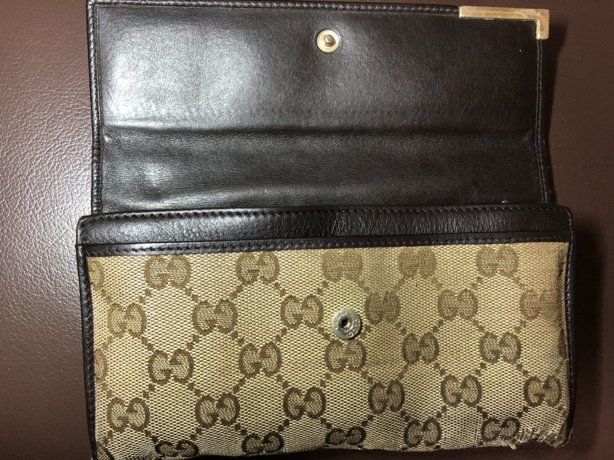 GUCCI オールド グッチ GG キャンバス長財布 am-A-175-3935-1.45 