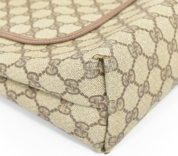 1円スタート】GUCCI グッチ GGスプリーム シェリー ウェブライン