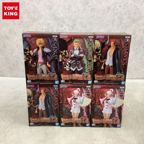 1円～ 未開封含 ONE PIECE FILM RED GRANDLINE LADY vol.1 ウタ GRANDLINE MEN vol.2 シャンクス 他