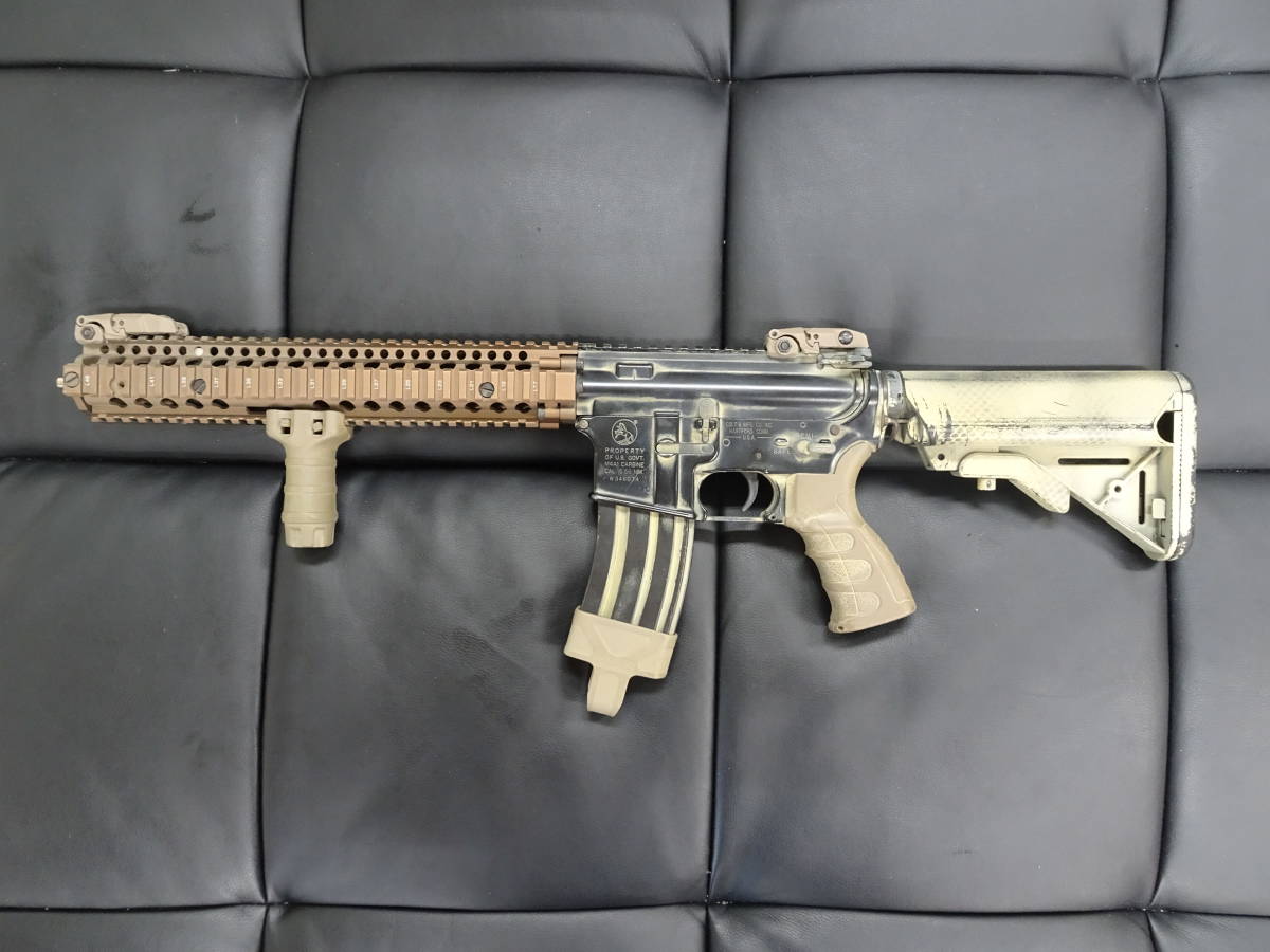 ＊ジャンク　次世代電動ガン m4a1 カスタム ミリタリー】東京マルイ 次世代電動ガン M4A1 カスタム ジャンク品