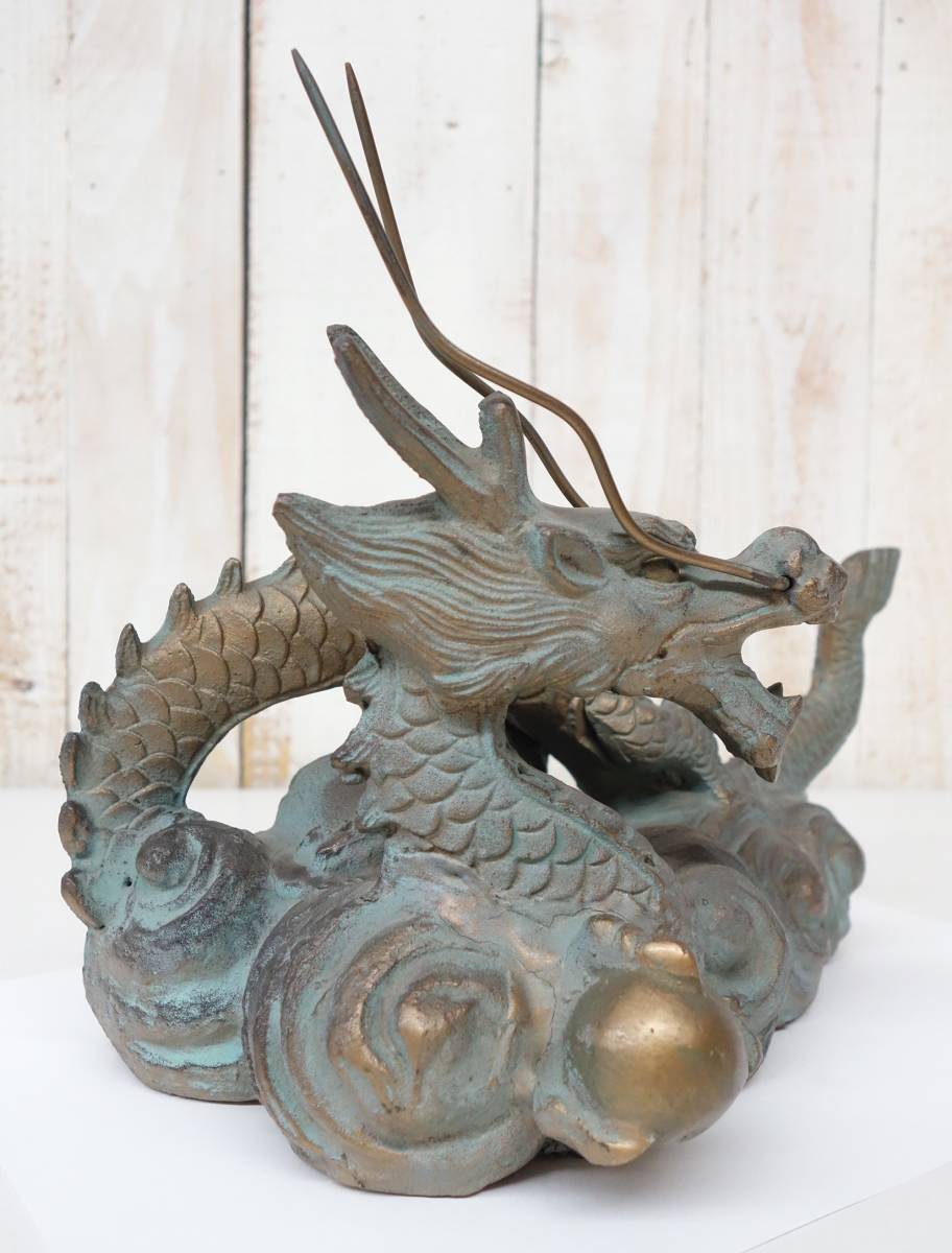 高岡銅器 瑞雲 昇龍伝統工芸品 純金 瑞雲昇龍 D 55g 光則 金工芸 木札