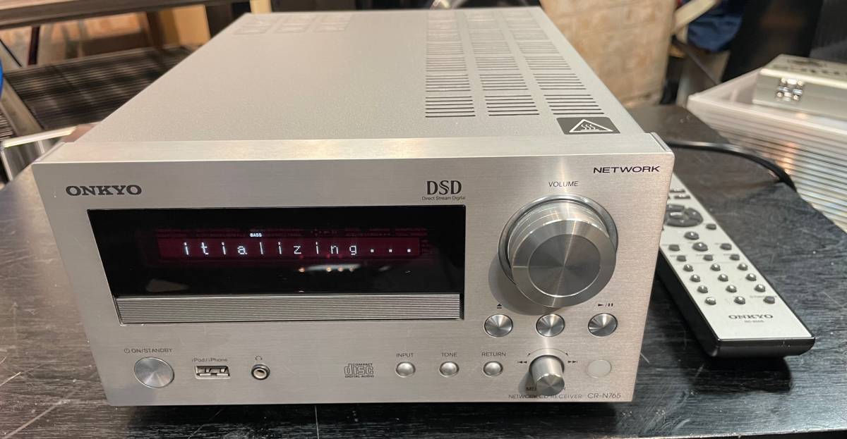 ONKYO CR-N765 オンキョー ネットワークCDレシーバー リモコン付き