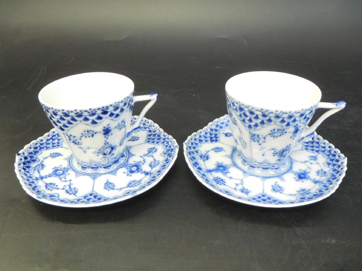 数量限定，得価 05 56-510093-08 S Royal Copenhagen ロイヤルコペンハーゲン ブルーフルテッド 1036 カップ＆ソーサー 2客 ペアセット 洋食器 千56(ロイヤルコペンハーゲン)｜売買されたオークション情報、yahooの商品 ロイヤルコペンハーゲン