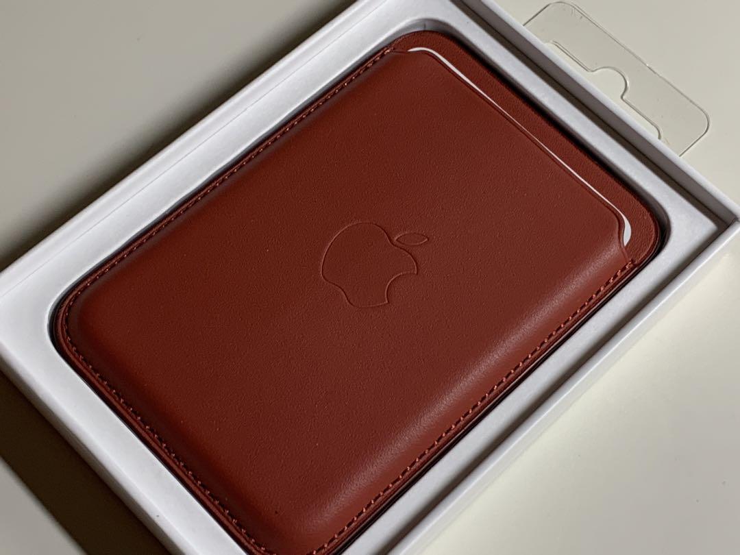新品】純正 MagSafe対応 iPhone レザーウォレット・アリゾナ - C