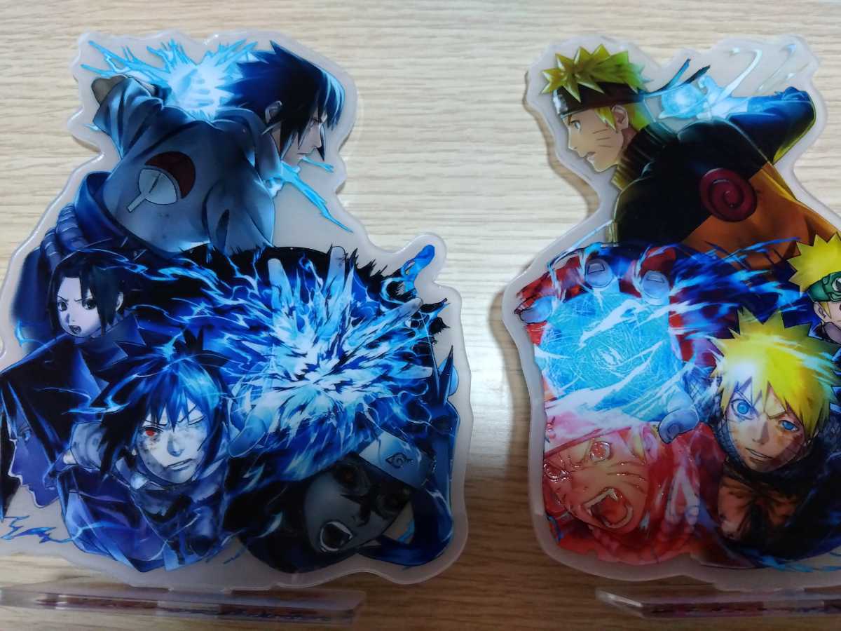 ナルト疾風伝 ナルト×サスケ アクリルスタンド アクスタ(NARUTO)｜売買 