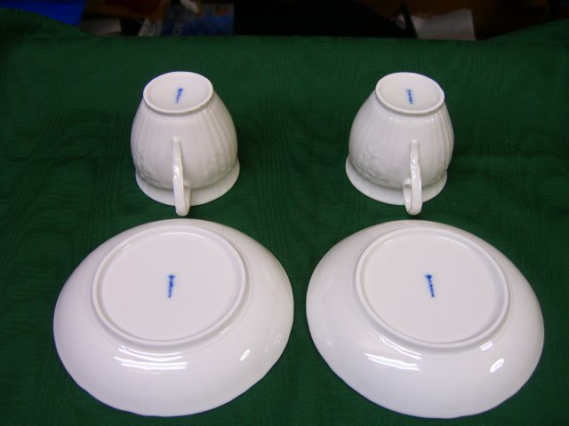 KPM ベルリン　ロカイユ　コーヒーカップ＆ソーサー2客セット　_3