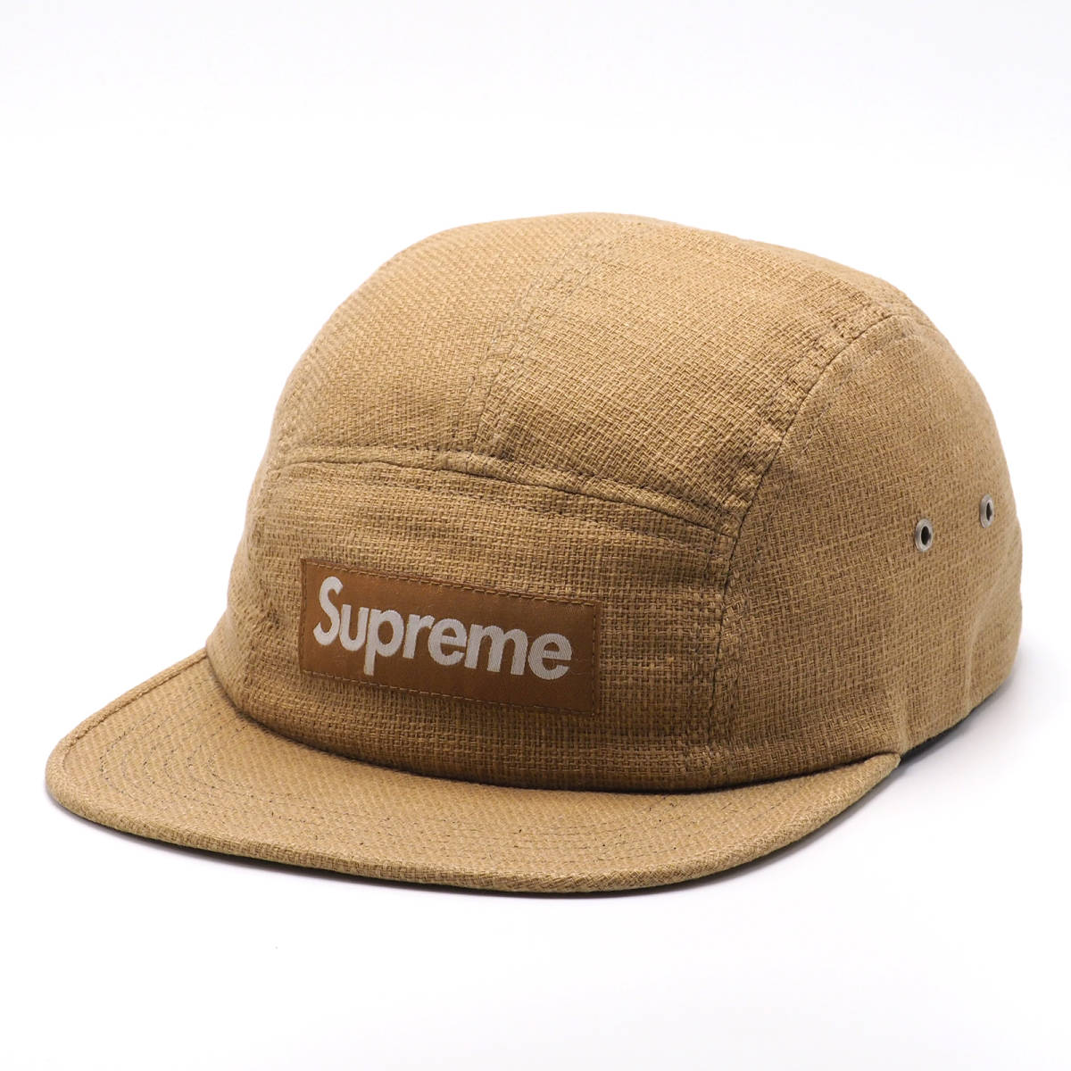 Supreme - Basketweave Camp Cap タン シュプリーム - バスケット