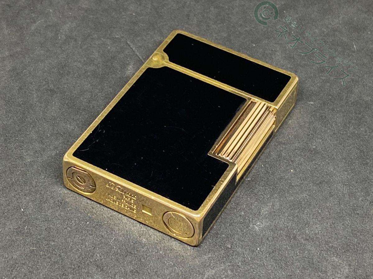 ◇S1797 STDupont デュポン ガス ライター 旧型 ギャッツビー 黒漆 