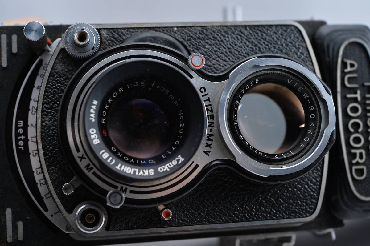 4363 Minolta Autocord 75mm F3.5 ミノルタ オートコード 二眼レフ