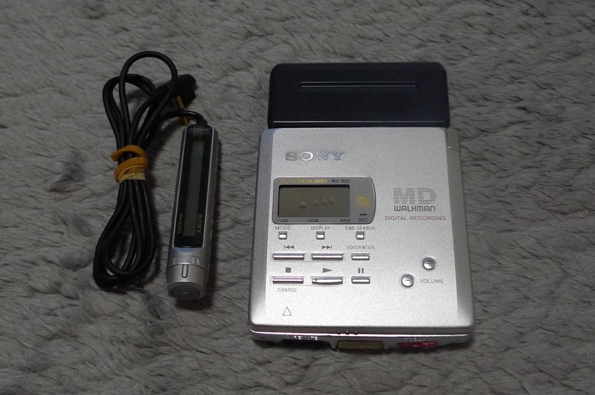 Amazon | SONY ソニー MZ-R55 シルバー ポータブルMDレコーダー （MDLP