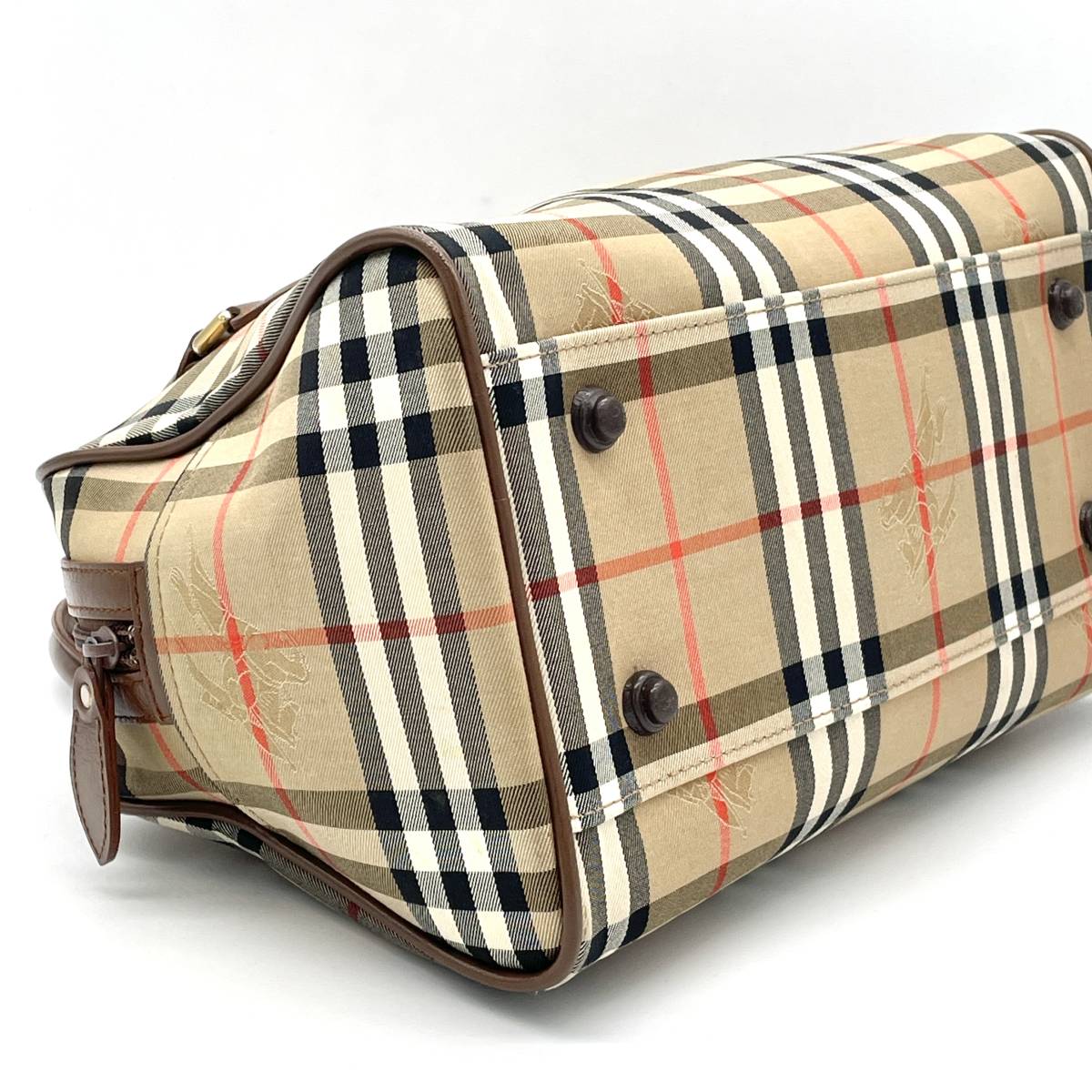 1円 BURBERRY バーバリー ノバチェック シャドーホース ミニボストン