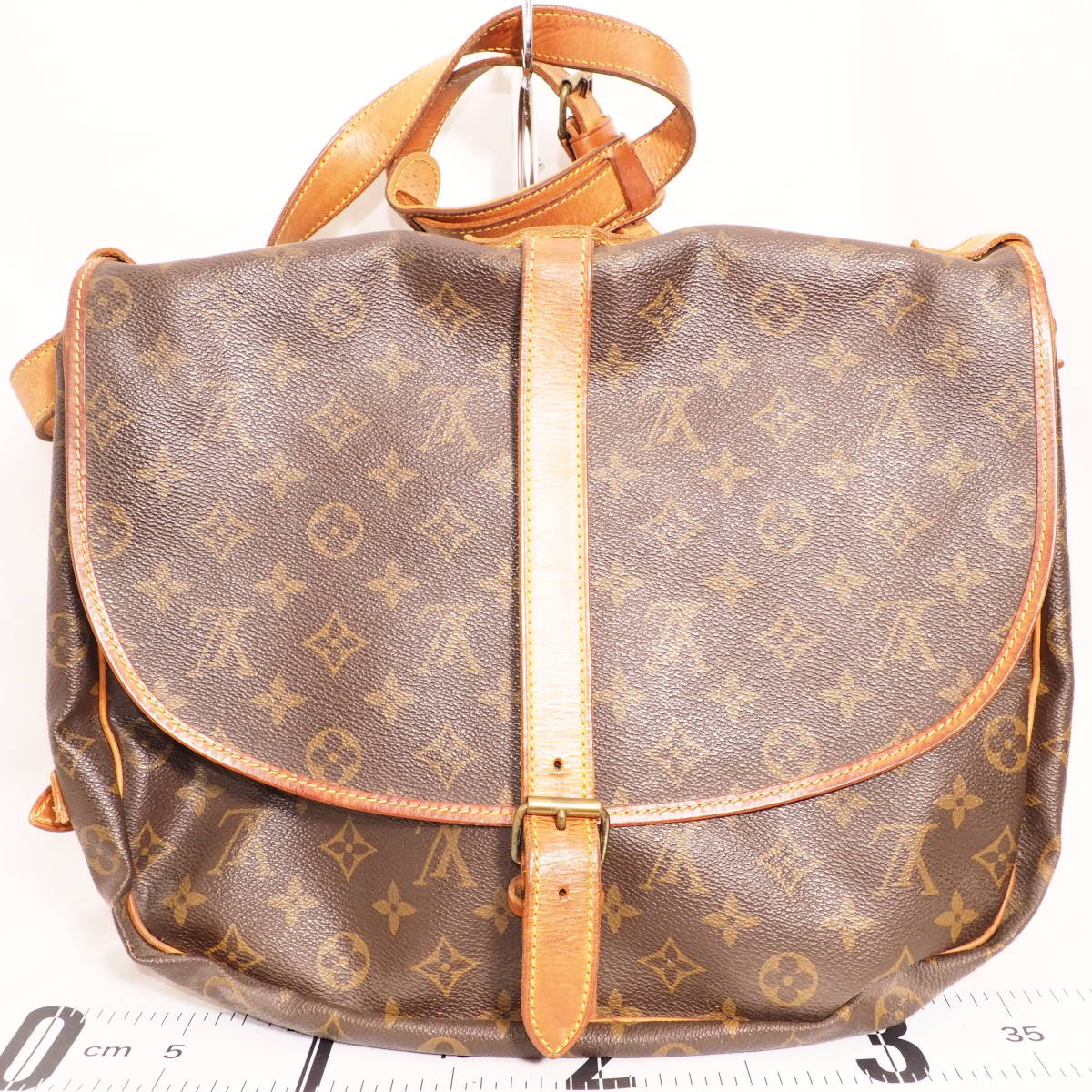 定番，HOT ルイ ヴィトン モノグラム ソミュール35 LOUIS VUITTON ショルダーバッグ 8909VI GH7(ショルダーバッグ)｜売買されたオークション情報、yahooの商品情報をアーカイブ公開 - オークファン かばん、バッグ